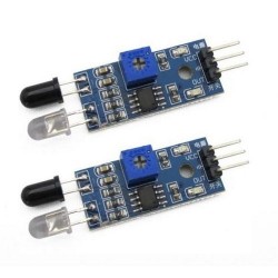 2Pcs IR Obstacle Line Proximity Sensor for Arduino Rasp Pi